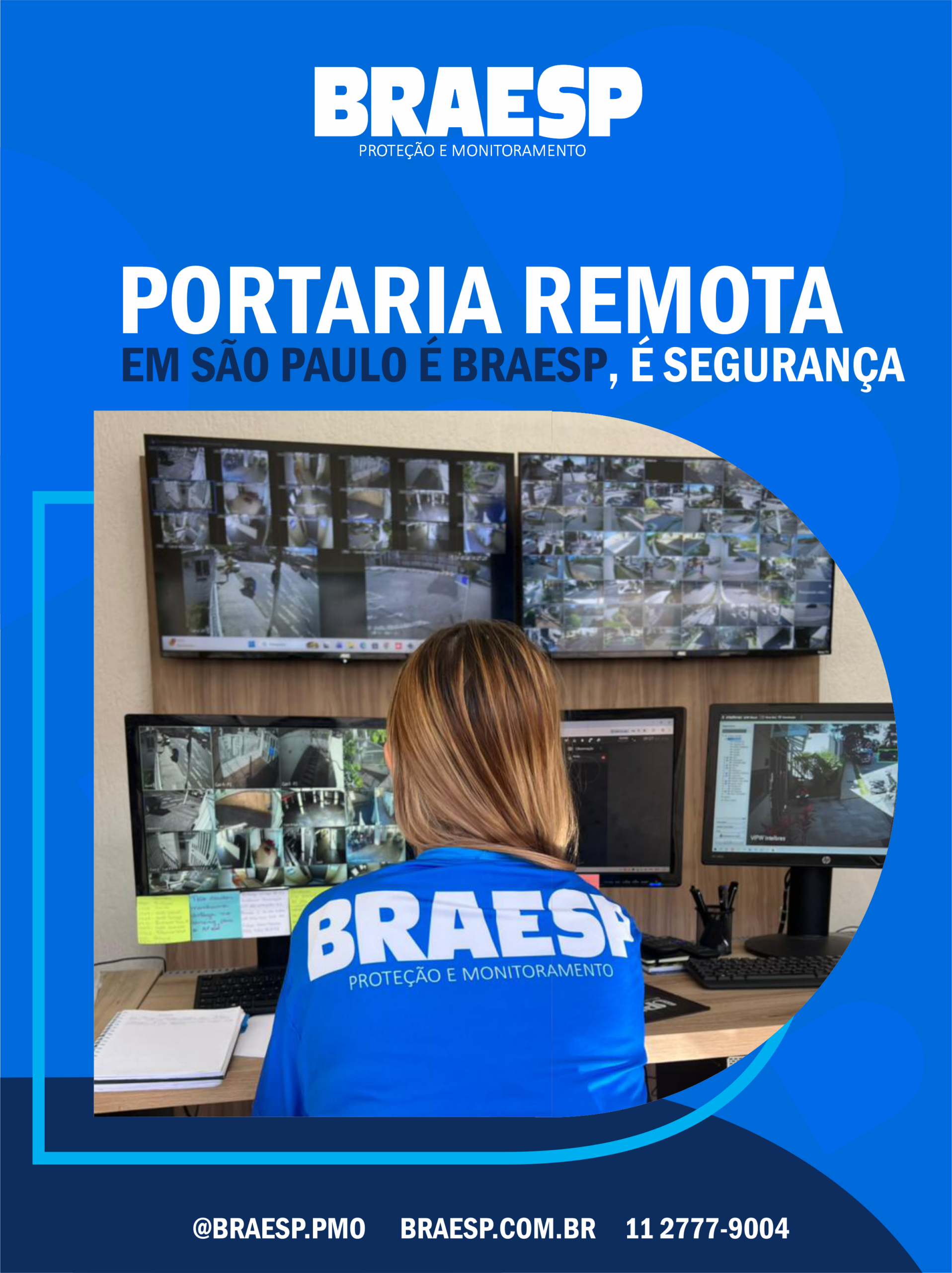 A BRAESP - Proteção e monitoramento atua há mais de 10 anos no segmento de segurança eletrônica, portaria remota, monitoramento e controle de acesso inteligente em São Paulo.